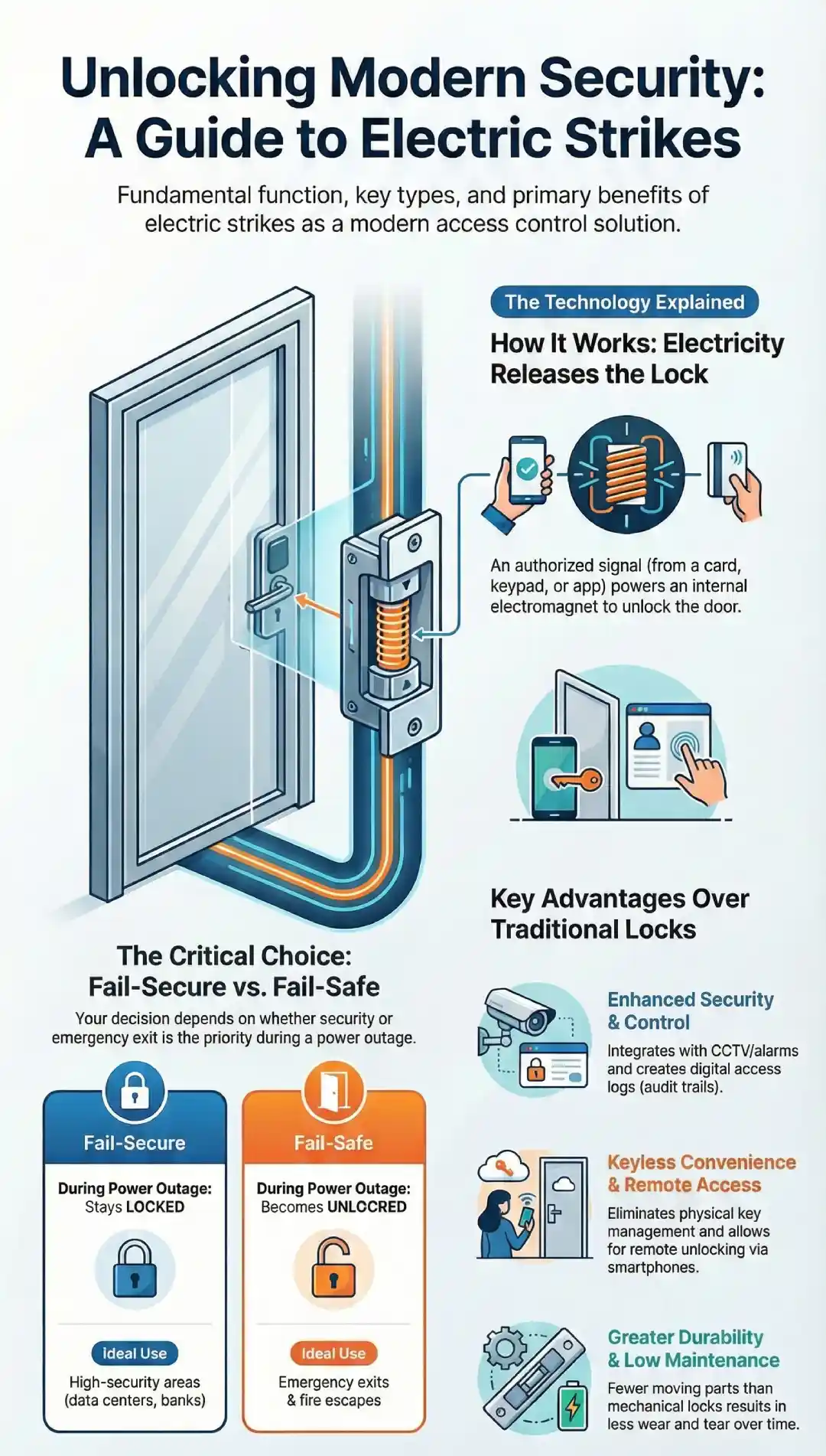 How Does an Electric Strike Work? Electronic Door Security