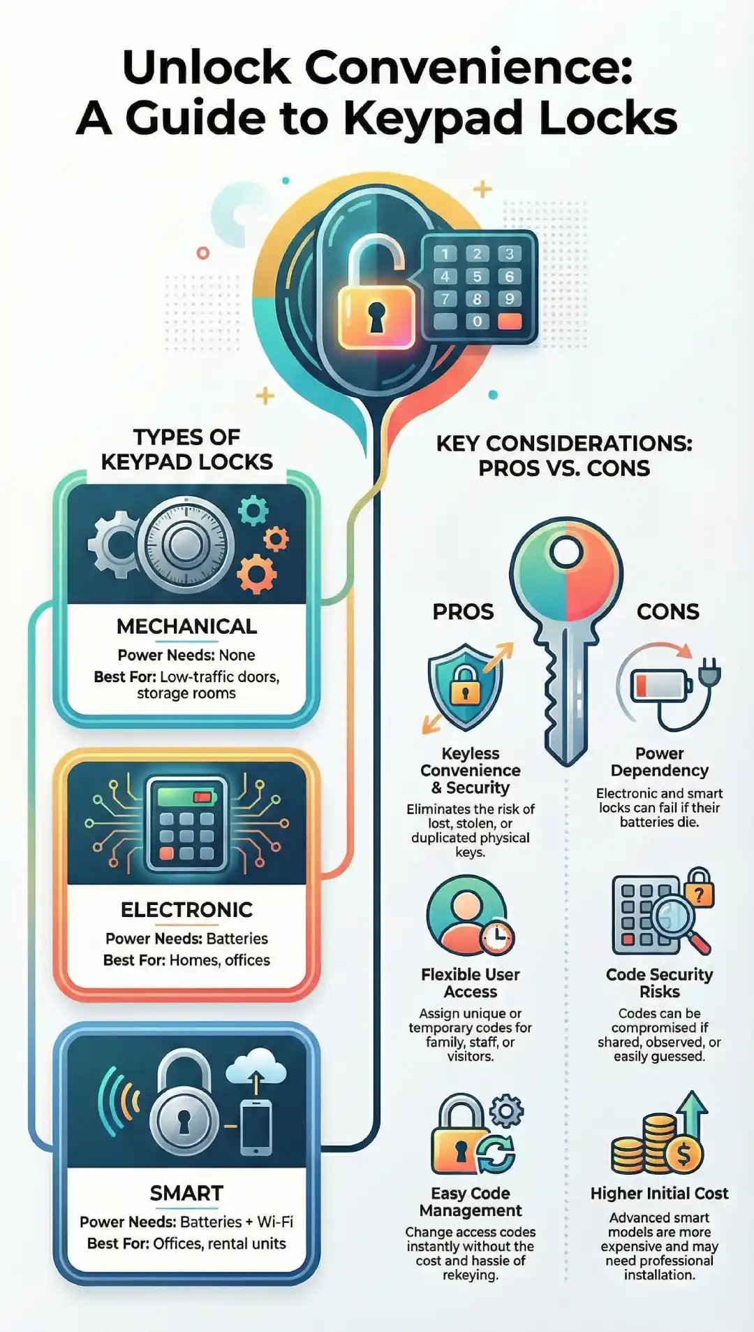 What Is a Keypad Lock? Pros, Cons, Uses & How It Works